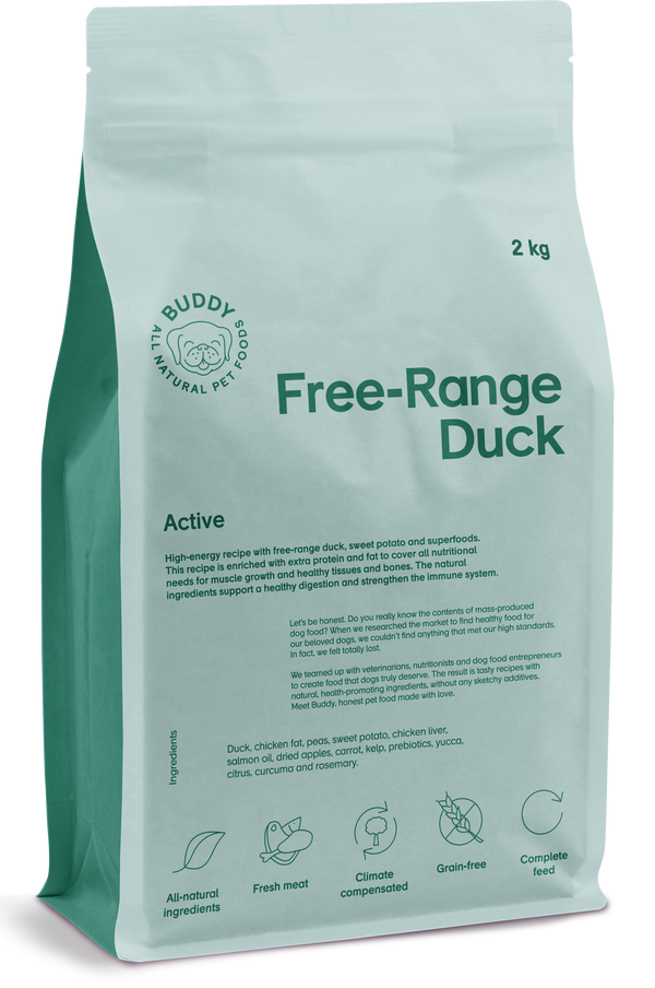 Hundfoder Free Range Duck 2kg